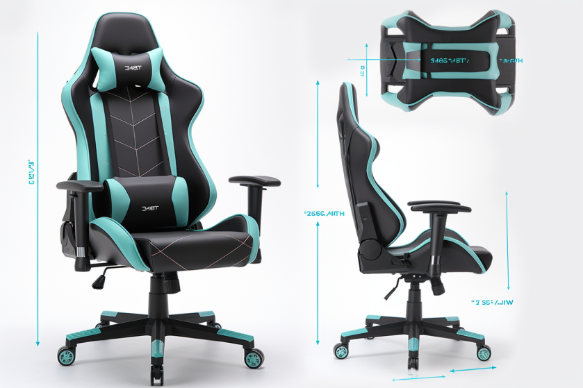 chair measurements for choosing the right size gaming chair